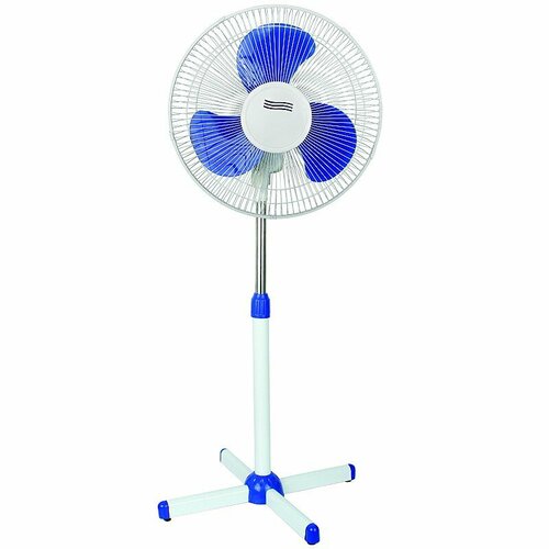 ERGOLUX ELX-FS01-C35 синий с белым вентилятор напольный16 дюймов 35 Вт 220-240 В 125 см цена за 1 шт 2055₽