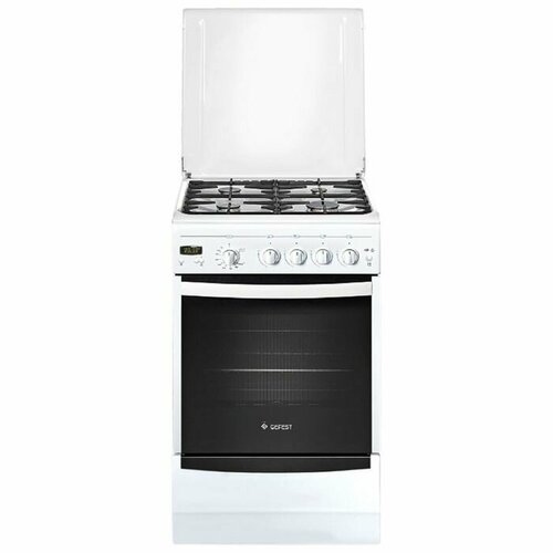 Gefest Плита Gefest 5100-03 0002 газовая 4 конфорки 52 л газовая духовка белая 5863900₽
