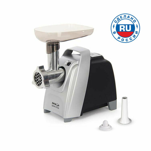 Электрическая мясорубка Аксион М6201 черныйсеребристый 1083600₽