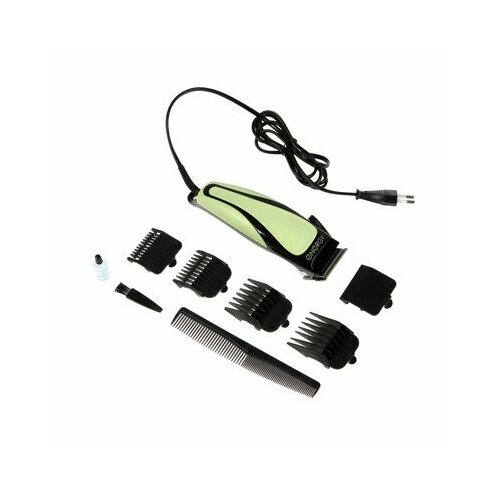 Машинка для стрижки ENERGY EN-709 10 Вт 36912 мм нерж сталь 220 В чёрно-зелёная Energy 145000₽