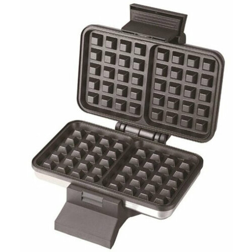 Вафельница сластена Бельгийская вафля ЭВ-2 тефлоновое черныйсеребристый 272700₽