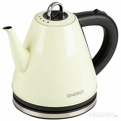 Чайник электрический 12Л 950ВТ диск нерж сталь бежевый ENERGY 248500₽