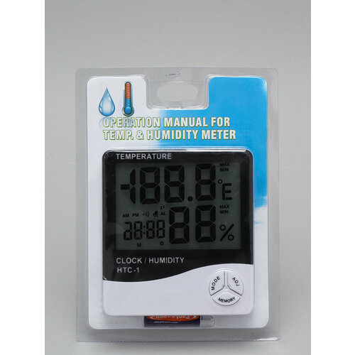 Часы-будильник метеостанция термометр гигрометр в одном устройстве Измеритель влажности 89900₽