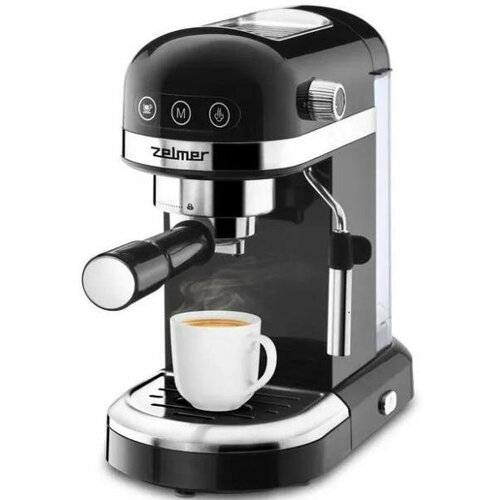Кофеварка Zelmer ZCM7295 черныйсеребристый 1579300₽