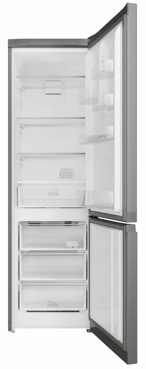 Двухкамерный холодильник Hotpoint HT 5201I S серебристый - фотография № 2