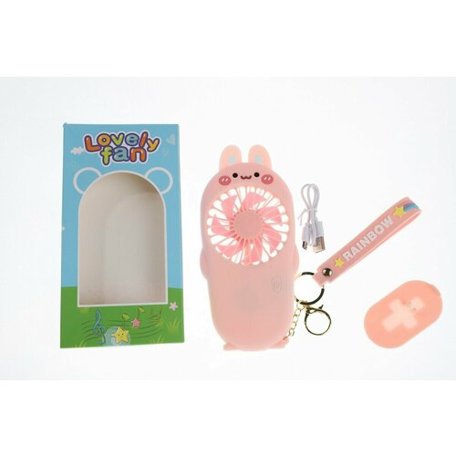 Вентилятор мини настольный Кошка USB-провод розовый 86900₽