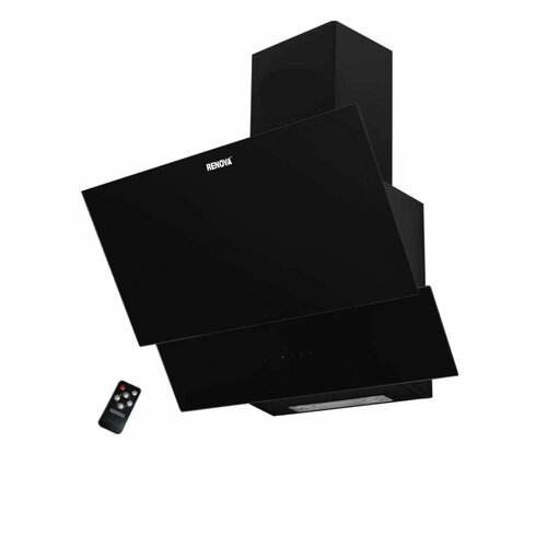 Вытяжка Renova H60-70BS1 700м3 наклон стеклометалл пульт ДУ черн 1290400₽