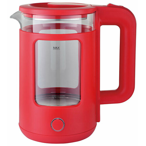 Чайник электрический Energy E-256 1.5 л, красный (164152) чайник energy e 256 1 5л красный 1500вт