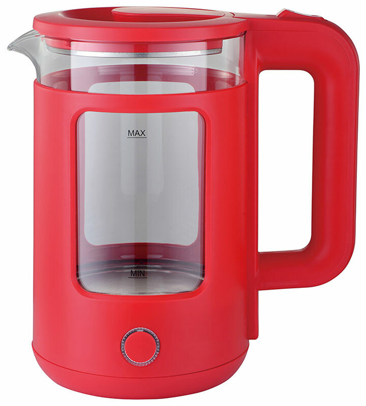 фото Чайник электрический Energy E-256 1.5 л, красный (164152)