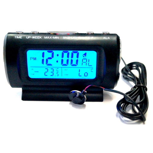 Часы-термометр комнатные KS-782 часы будильник электронные бируни с термометром и гигрометром 10х10х2 см 3244756