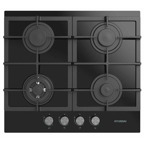Газовая варочная поверхность Hyundai HHG 6435 BG черный 2533600₽