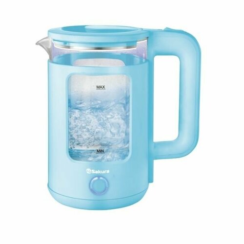 Чайник SAKURA SA-2737BL 18л 1800Вт стекл корпус точечная подсветка 170000₽