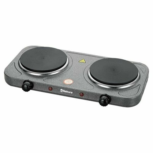 Электроплита SAKURA ПЭ-04 2000Вт 154154мм 2 конфдиск графит 236000₽