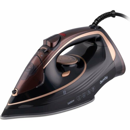 DOMFY DSC-EI605 2600Вт черный золотистый 240900₽