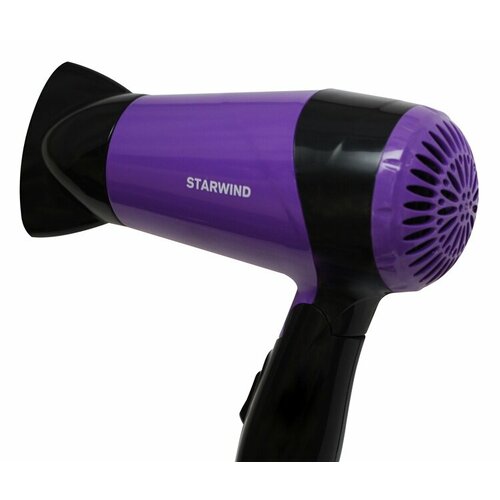 Фен Starwind SHP6102 1600Вт черный/фиолетовый фен starwind shp6102 1600вт черный фиолетовый