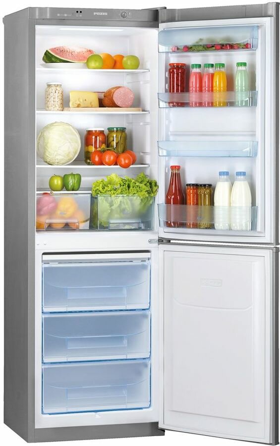 Холодильник двухкамерный Pozis RK-139 серебристый металлик