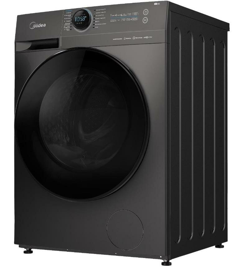 Стиральная машина узкая Midea MF200W80WBS/S-RU