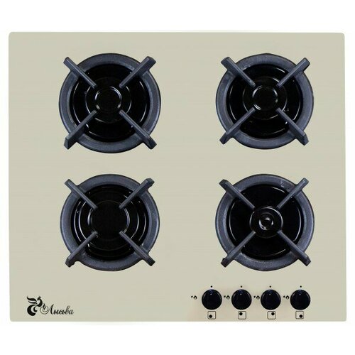 Встраиваемая варочная поверхность лысьва ПГВ 43 К кремовый 1611000₽