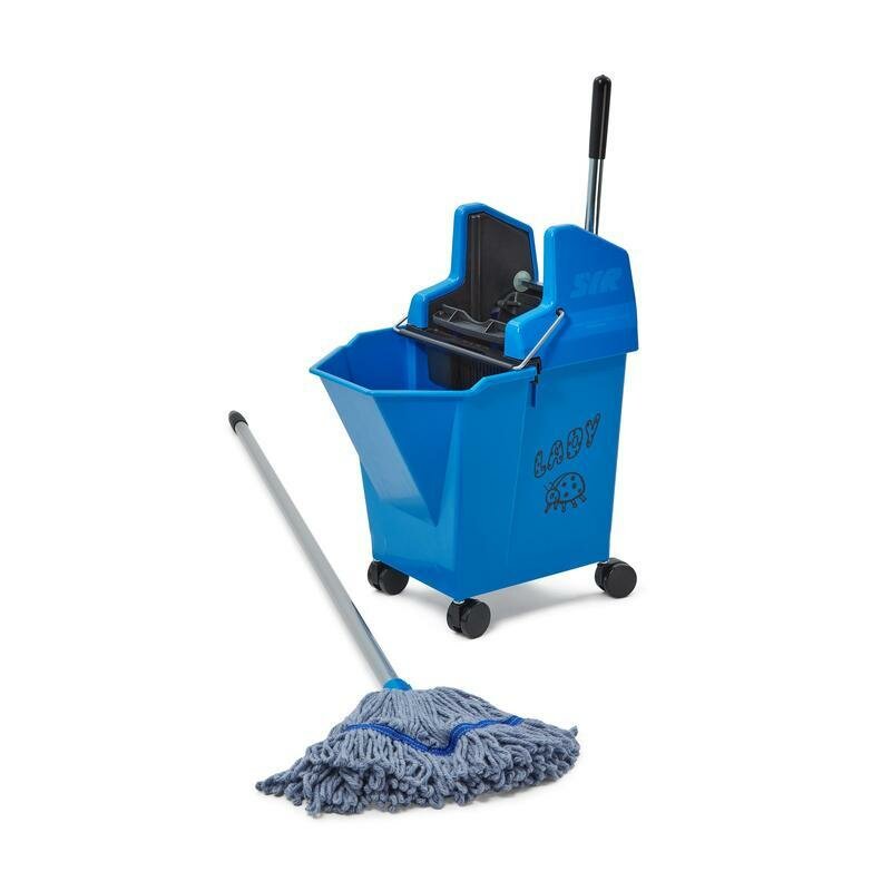 фото Набор для уборки SYR Ladybug ProEffect Mini (швабра и ведро 10л, с отжимом) синий