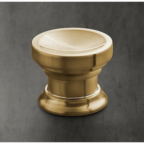 Ручка-кнопка Restoration Hardware Asbury Asbury d.3.2 Aged Brass 24120008 ABRS