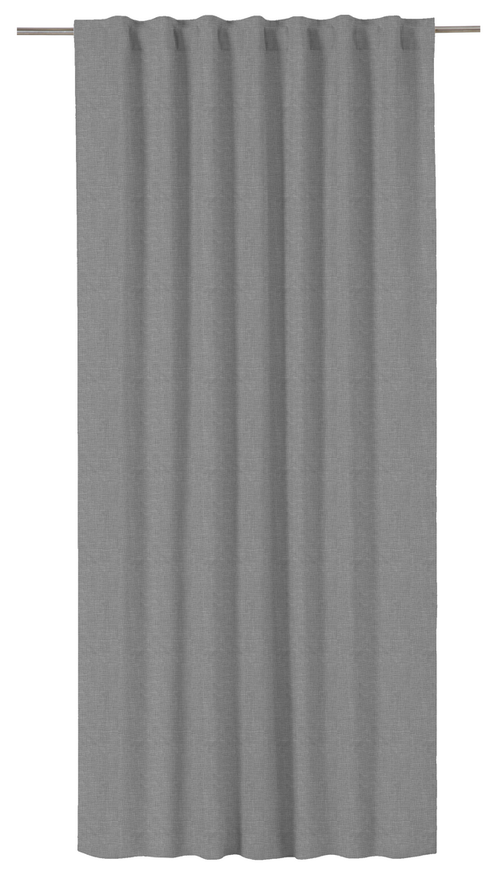 Штора на ленте Inspire Raspberry 200x280 см цвет серый Granit 3