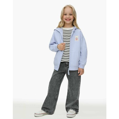 Толстовка Gloria Jeans, размер 7-8 лет, голубой