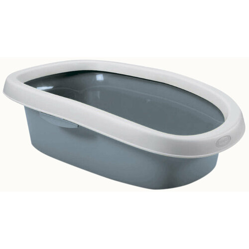 Stefanplast Туалет Sprint-10 с рамкой серый 31*43*14 (TOILETTE SPRINT 10 STONEBIANCO) 96581 96466 1 кг 58230 (1 шт)