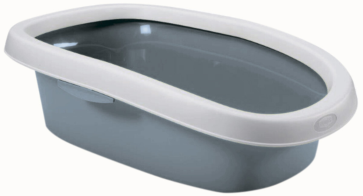 Stefanplast Туалет Sprint-10 с рамкой серый 31*43*14 (TOILETTE SPRINT 10 STONEBIANCO) 96581 96466 1 кг 58230 (1 шт)