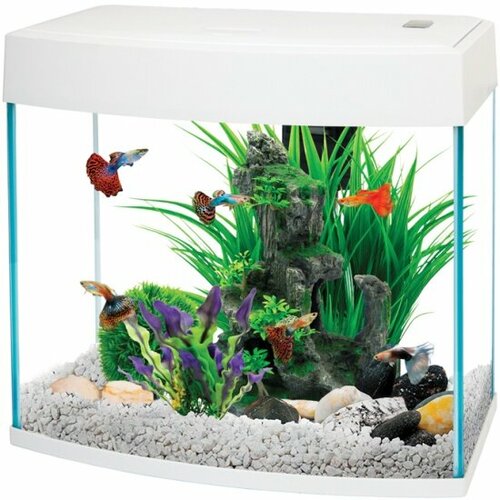 Аквариум Aa-aquarium AA Aquarium BasicP 14л, панорамный белый, 34х19,2х31 см