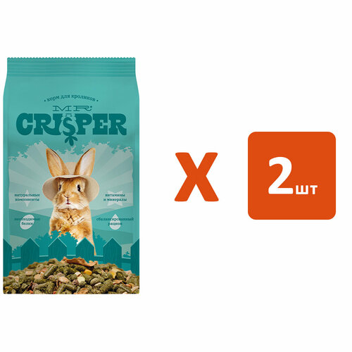 MR.CRISPER корм для кроликов (400 гр х 2 шт) корм snax daily для кроликов 2шт по 400 г