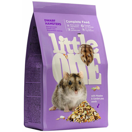 LITTLE ONE DWARF HAMSTERS корм для карликовых хомяков (400 гр х 2 шт) корм для хомяков little one 400г