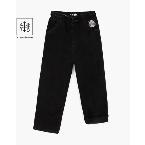 Джинсы  Gloria Jeans, размер 18-24мес/92, черный