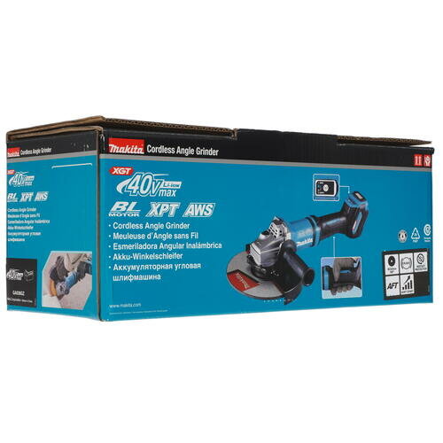 Аккумуляторная угловая шлифовальная машина Makita XGT BL 40В, 230 мм GA038GZ XGT BL 40В, 230 мм - фото №16