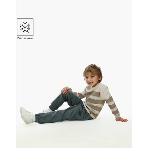 фото Брюки gloria jeans, размер 7-8л/128 (32), синий