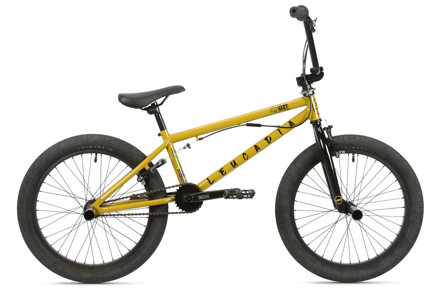 BMX велосипед Haro Leucadia DLX (2022) желтый 20.5"