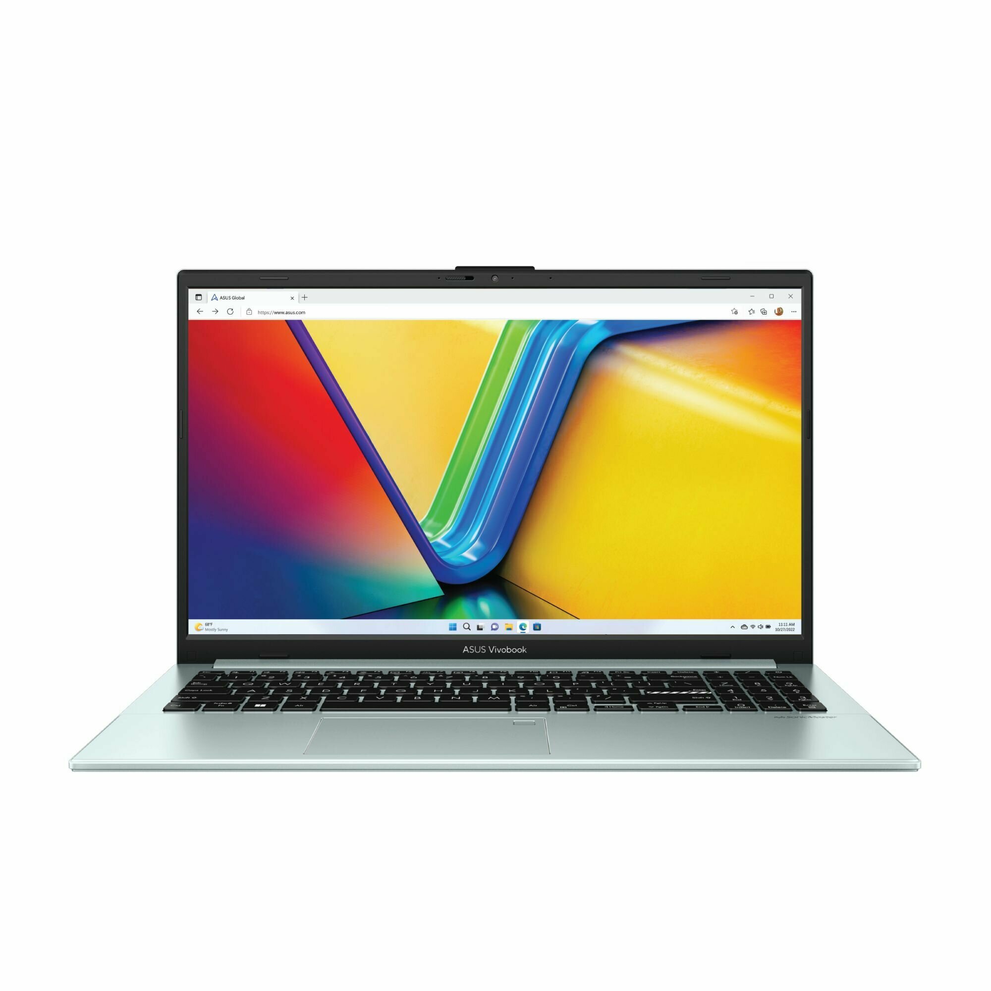 Ноутбук ASUS Vivobook Go 15 E1504FA-BQ089, 15.6" (1920x1080) IPS/AMD Ryzen 5 7520U/8GB DDR5/512GB SSD/Radeon Graphics/Без ОС, серый (90NB0ZR3-M00L20)