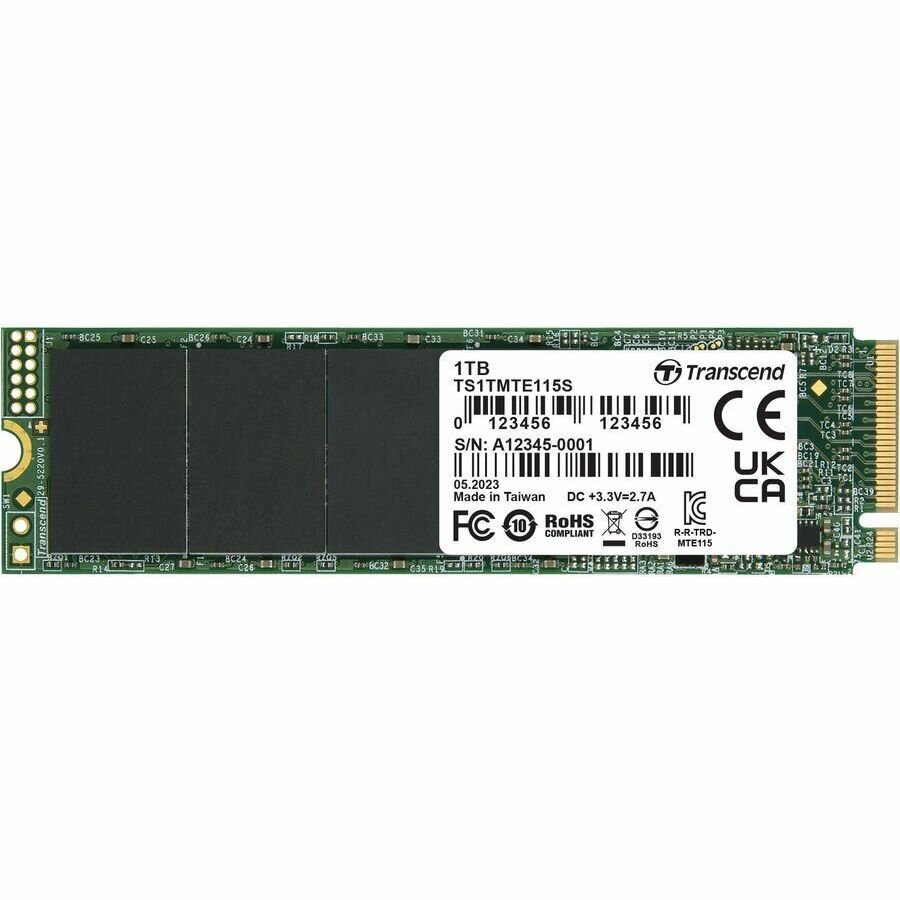 Накопитель SSD M.2 Transcend 1.0Tb MTE115S (TS1TMTE115S)