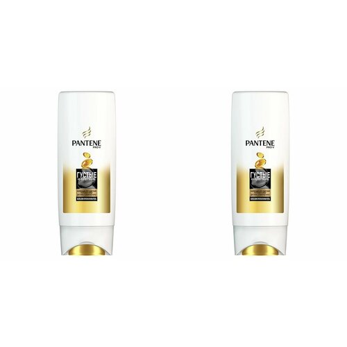 Pantene Pro-V Бальзам-ополаскиватель для волос Густые и крепкие, 200 мл, 2 шт шампунь для волос pantene pro v густые и крепкие 400мл 2 шт