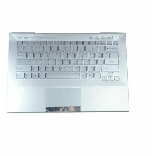 Клавиатура для Sony VPC-SA With Touch PAD For Fingerprint Backlit RU Silver Silver key 293400₽
