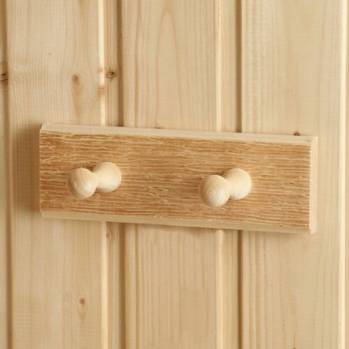 Вешалка Классика 2 крючка липа 20х25х65 см Старая Русь 339₽