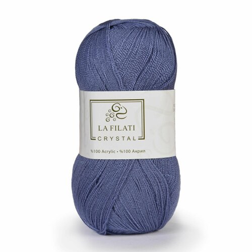 5 мотков Пряжа LA FILATI CRYSTAL 100гр, 475м, 100% акрил, цвет 313