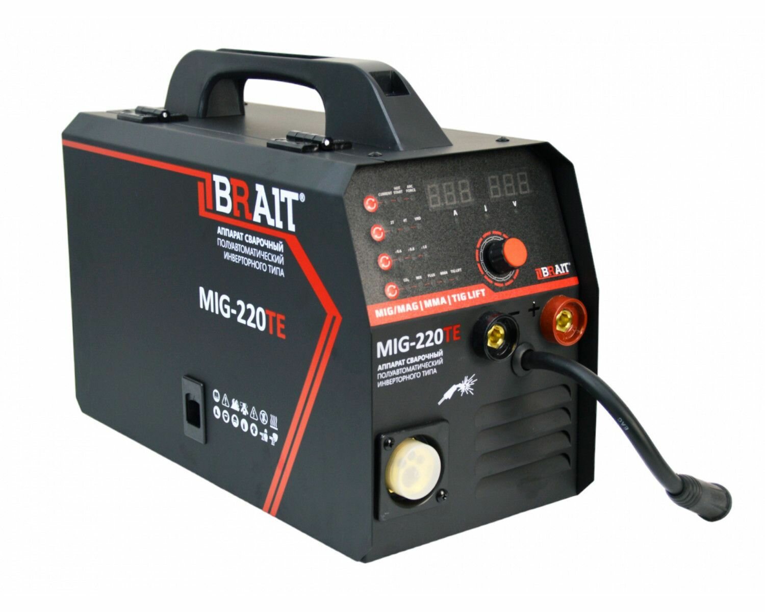 Инверторный сварочный полуавтомат BRAIT MIG-220TE — фото 1