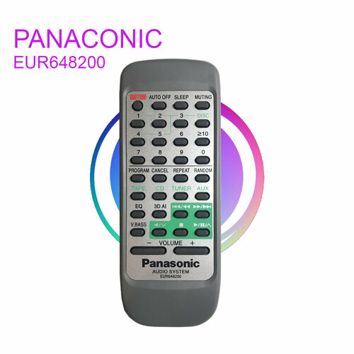 Пульт PANASONIC EUR648200, для музыкального центра Panasonic SA-AK14