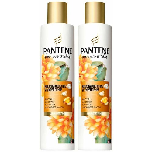 Pantene Pro-V Шампунь для волос Miracles, Восстановление и укрепление, 250 мл, 2 шт