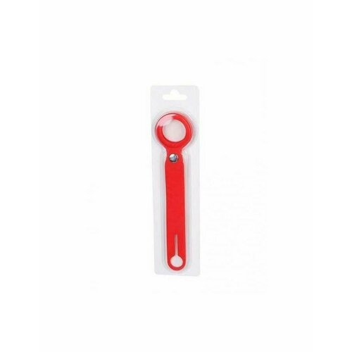 Брелок-подвеска mObility для APPLE AirTag 10cm Silicone Red УТ000026745