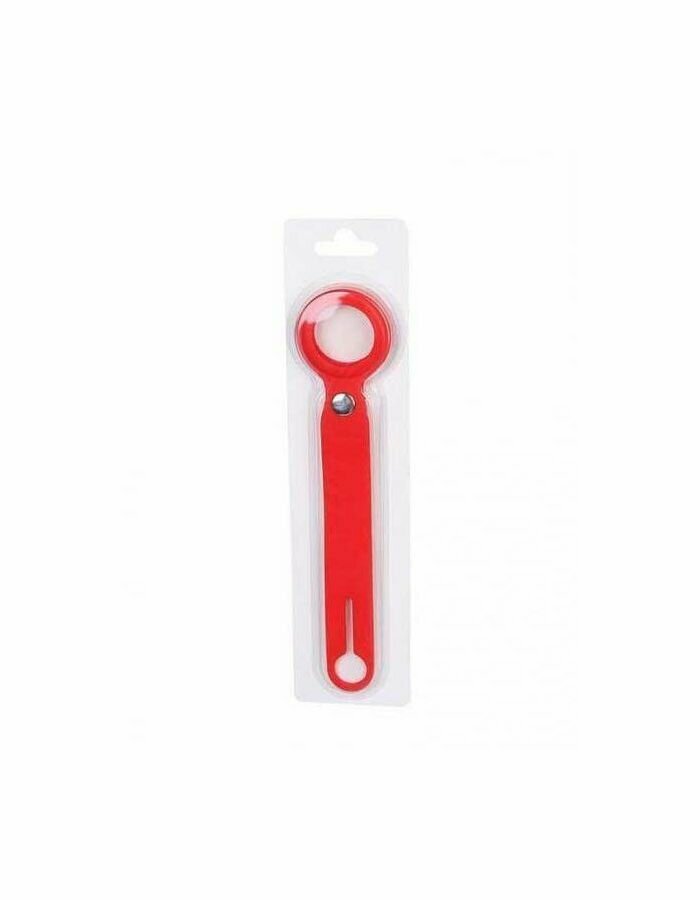 Брелок-подвеска mObility для APPLE AirTag 10cm Silicone Red УТ000026745