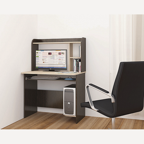 Изображение товара Стол компьютерный Тэкс Грета-2 венге/дуб молочный