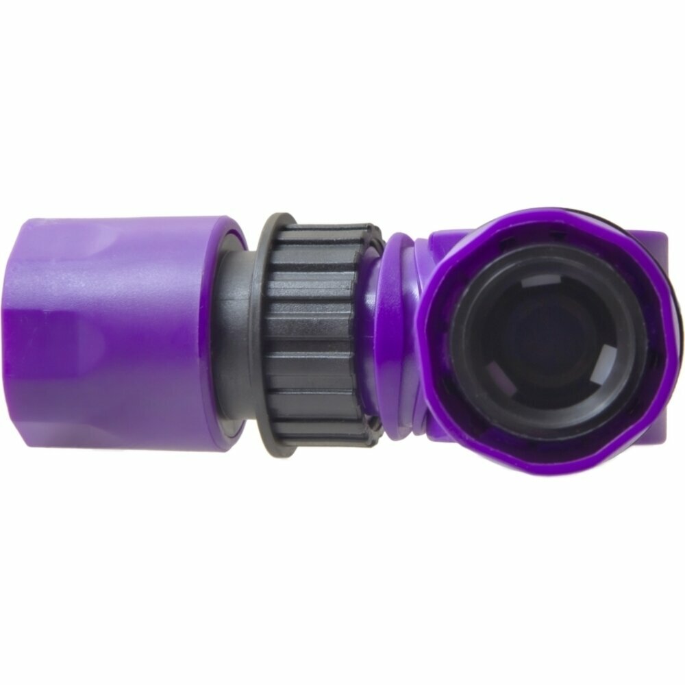 Соединитель шарнирный под штуцеры садовых шлангов, ABS пластик — фото 1