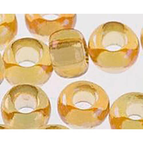 Бисер Preciosa 11020 Прозрачный светло-янтарный радужный 100 23 мм 5 г цена за 2 уп 328₽