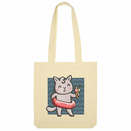 фото Сумка шоппер us basic, бежевый